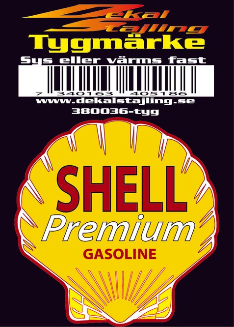 Huvudbild Shell gasoline i tyg