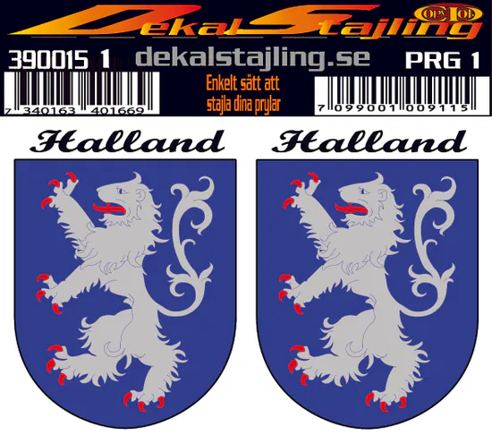 Halland 2 storlekar